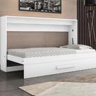 Cama Solteiro Dobrável Branca