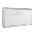 Cama Solteiro Dobrável Branca Com Colchão