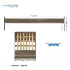 Cama Solteiro Doce Vida - Pr Móveis