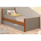 Cama Solteiro Elza C/auxiliar Branco - Cimol