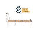 Cama Solteiro Em Aço Begônia Cabecasa Madeiraoriginals