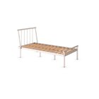 Cama Solteiro Em Aço Begônia Cabecasa Madeiraoriginals