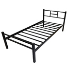 Cama Solteiro Em Aço Tubular Reforçada Resistente Quarto