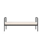 Cama Solteiro Em Ferro Aço Carbono Tubular Teko Casatema Made