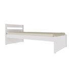 Cama Solteiro Em Madeira Maciça 0,90x190cm Unique Yescasa Bra