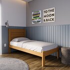 Cama Solteiro Em Madeira Maciça Imbuia