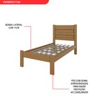 Cama Solteiro Em Madeira Maciça Imbuia