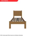 Cama Solteiro Em Madeira Maciça Imbuia