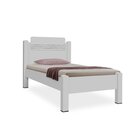 Cama Solteiro Em Mdf/mdp Paris Branco