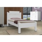 Cama Solteiro Em Mdf/mdp Paris Branco