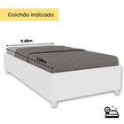 Cama Solteiro Em Mdp 94cm X 193cm Mônaco