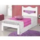 Cama Solteiro Flex Color Júlia  Branco/azul/rosa/lilás