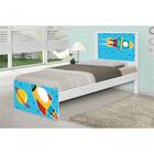 Cama Solteiro Foguete Espacial Com Colchão