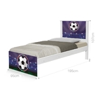 Cama Solteiro Futebol Estádio Com Colchão