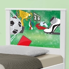 Cama Solteiro Futebol Placar Com Colchão