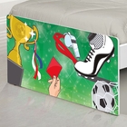 Cama Solteiro Futebol Placar Com Colchão