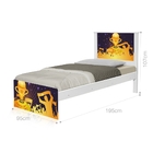 Cama Solteiro Futebol Troféu Com Colchão