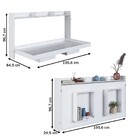 Cama Solteiro Hanover Articulável Horizontal Branco - Art In