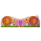 Cama Solteiro Infantil Carruagem MDF Lateral Grade Proteção D