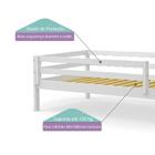 Cama Solteiro Infantil Grade Madeira Maciça Meninos Casatema