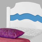 Cama Solteiro Iris -cambel - Branco / Rosa / Azul