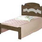 Cama Solteiro Iris Cambel Castanho/avela