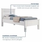 Cama Solteiro Irlanda  Branco