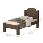 Cama Solteiro Joaquina Chocolate