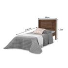 Cama Solteiro Juvenil 88cm Amelie I05 Amêndoa - Mpozenato