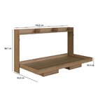 Cama Solteiro Juvenil Articulável Horizontal 80 Hanover  Mel