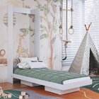 Cama Solteiro Juvenil Articulável Vertical 80 Vancouver Branco