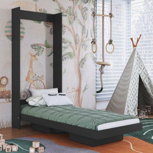 Cama Solteiro Juvenil Articulável Vertical 80 Vancouver Grafi