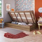 Cama Solteiro Juvenil Box Baú 80 Bogotá Mel