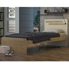 Cama Solteiro Juvenil Luana  Amêndoa/ Off White - Conquista