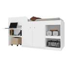 Cama Solteiro Juvenille Multifuncional I Branca