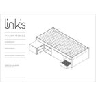 Cama Solteiro Kiara Madeira Maci