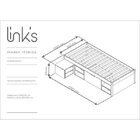 Cama Solteiro Kiara Madeira Maci