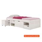 Cama Solteiro Kiara Madeira Maciça Branca