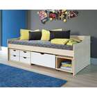 Cama Solteiro Kiara Plus Natural Branca