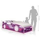 Cama Solteiro Kids Speciale Carro Rosa
