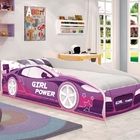 Cama Solteiro Kids Speciale Carro Rosa