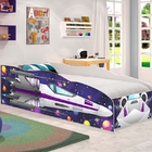 Cama Solteiro Kids Speciale Nave Star Force com Colchão