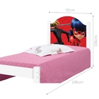 Cama Solteiro Lady Bug com Colchão