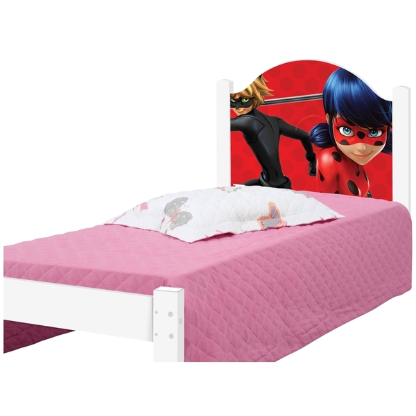 Cama Solteiro Lady Bug com Colchão