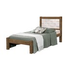 Cama Solteiro Laila  Jequitiba/off White