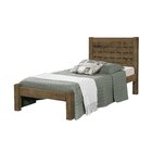 Cama Solteiro Laila  Jequitiba/off White