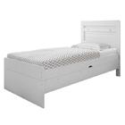 Cama Solteiro Larissa Branca Com Colchão Framar