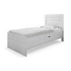 Cama Solteiro Larissa Branca Com Colchão Framar