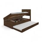 Cama Solteiro Larissa Malbec Com Auxiliar Framar