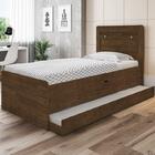 Cama Solteiro Larissa Malbec Com Auxiliar Framar